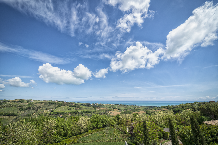 Villa View from garden Villa Olivo Photo credit Davide Bischeri.