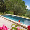 Private Pool in Garten des Ferienhauses monte cavallo in der Maremma