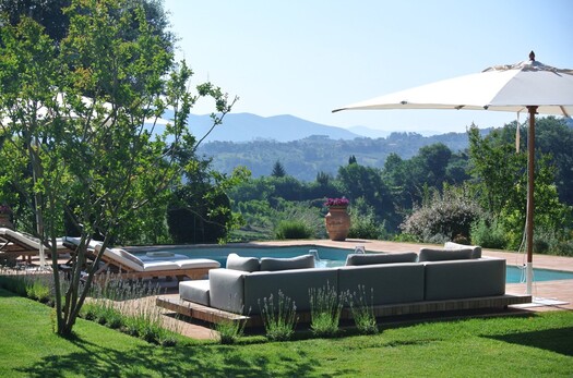 Privater Pool im Ferienhaus im Latium