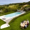 Al fresco dining Villa Olivo Photo credit Davide Bischeri.