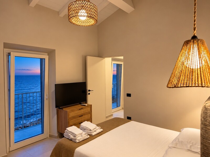 ROC VILAL CASTIGLIONCELLO TUSCANY - SOUTH ROOM WITH BALCONY SEAVIEW.