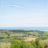 Rolling hill view from bedrooms Villa Olivo Photo credit Davide Bischeri