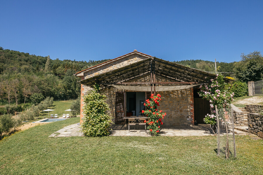 Kleines Steinhaus mit privatem Pool in Umbrien in Italien
