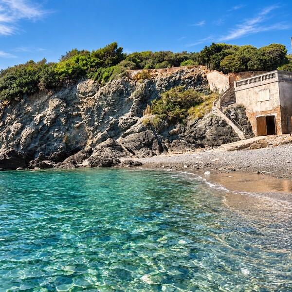 Roc villa tuscany castiglioncello - santa lucia beach - day .
