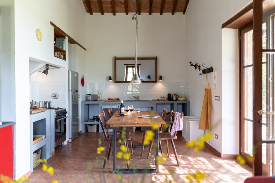 Casa Campori Umbrien moderne Küche