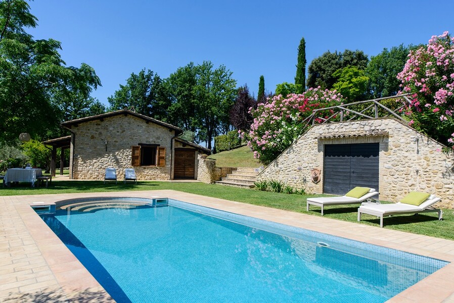 Kleines Steinhaus mit privatem Pool in der Nähe von Rom Casale Upupa