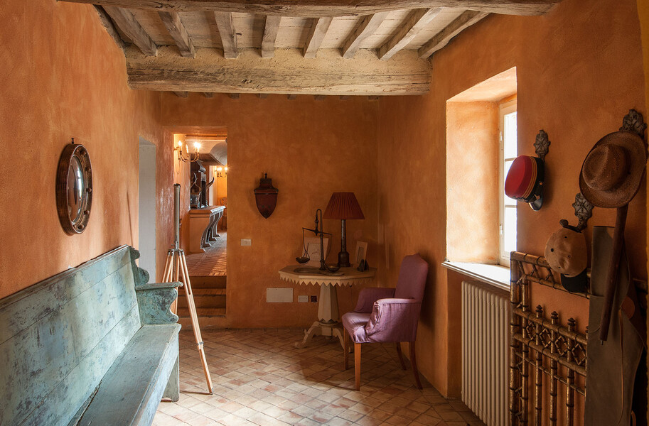 Das Interieur unseres Ferienhauses in Montalcino umfasst viele Unikate