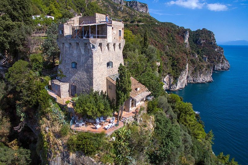 Torre Saracena an der Amalfiküste