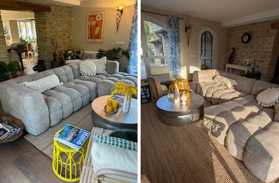 Villa Belle e Lou Wohnzimmer