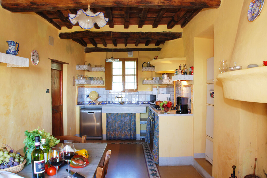 Die Küche des Ferienhaus Giannello bietet alles was das Herz begehrt, um den Urlaubstag mit einem tollen Essen abzuschließen