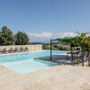 Eingezäunter Pool mit Pergola in der Finca in Umbrien Casa Winther