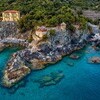 Roc villa tuscany castiglioncello - drone private bay .