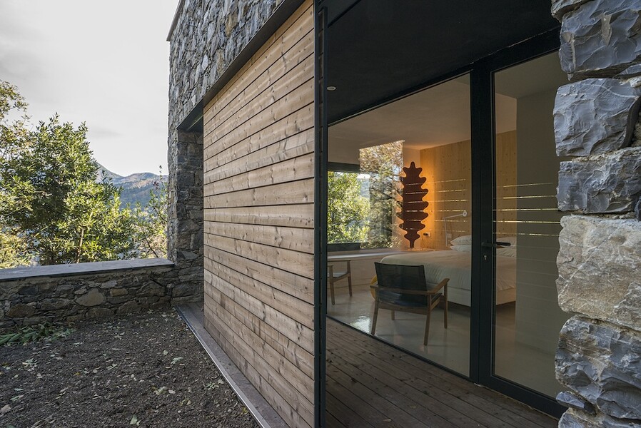 casa rufo schlafzimmer von aussen