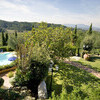 Garten mit privatem Pool im Ferienhaus Le Rondini bei Pisa