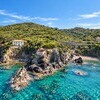 roc villa castiglioncello tuscany - vista panoramica dal mare.